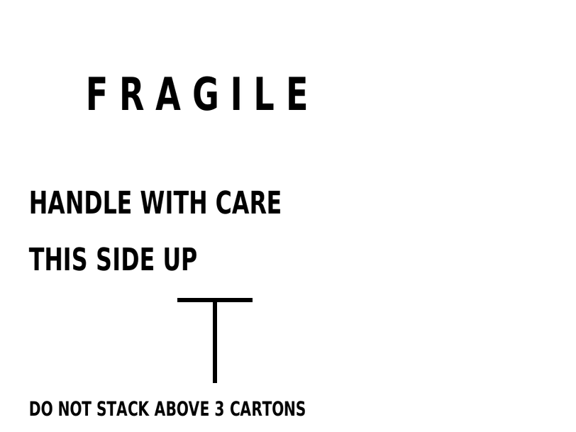 Fragile / handling label
