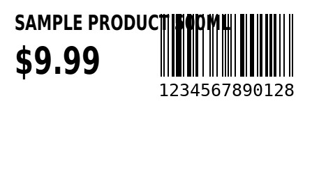 Produkt-Preisetikett